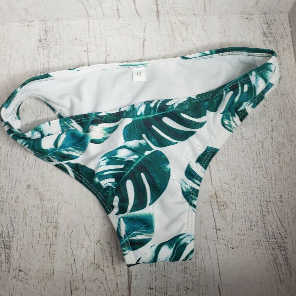 Leaf Bikini Bottoms - M - NWOT